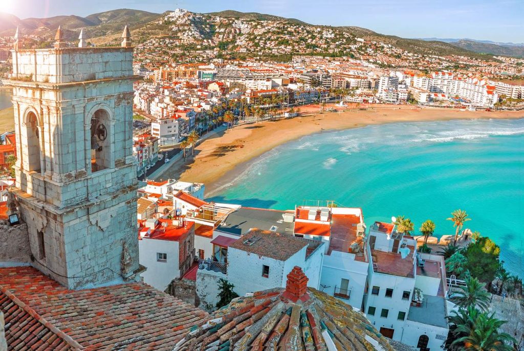 Spanje Valencia strand uitzicht zee