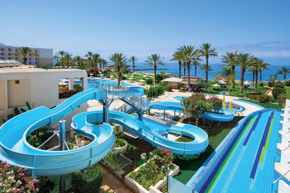 Hotels met glijbanen op Cyprus
