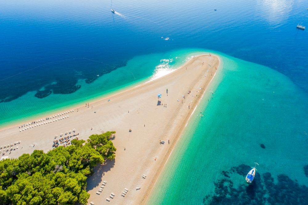 Vakantie aan het strand Kroatie