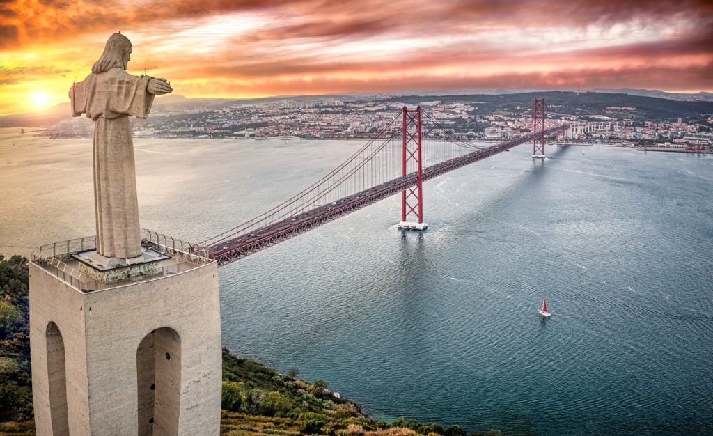 lissabon brug uitzicht