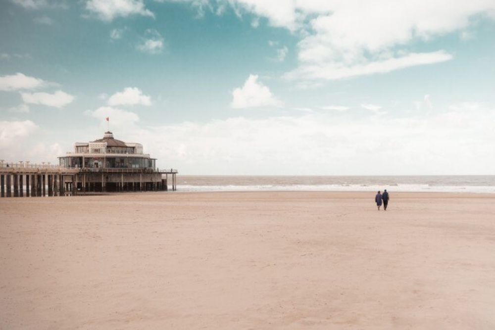 oud en nieuw arrangement aan zee