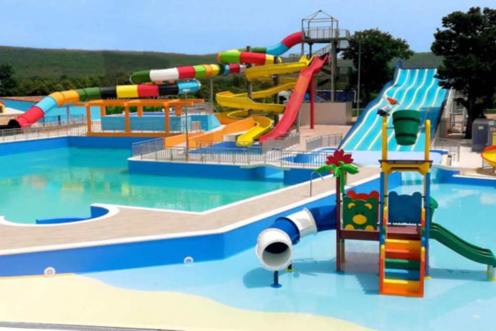 italië hotel met waterpark glijbaan